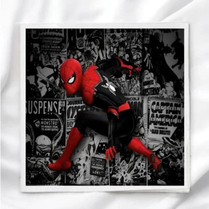 Spider Man Fabric Panel for Quilting Crafting Sewing Quilt Block SM74969 - Picture 1 of 2