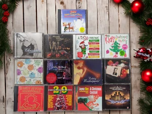 Lot 13 Classic Christmas CD's Pop Kids Aguilera Crosby Tabernacle Rudolph Frosty - Picture 1 of 10
