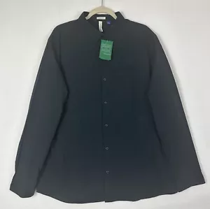 Artefact Mens Shirt Langford Seersucker Button Up Long Sleeve Black Size XL NWT - Picture 1 of 16