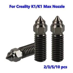 2/3/5/10 PCS Hardened Steel Nozzle For Creality K1/ K1 MAX Hardened Steel Nozzle - Picture 1 of 10