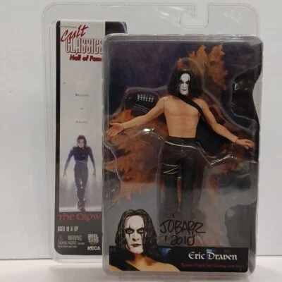 JAMES O'BARR AUTOGRAPHED NECA Reel Toys Cult Classics The CROW ERIC DRAVEN 2008 - Image 1 of 4