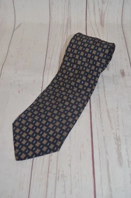 Corbata Larga Brooks Basics Hombre Azul Hecha en EE. UU. Foto 1 de 3