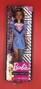 Barbie Fashionistas Puppe #121 mit Beinprothese brünett braun Latina Mattel - Bild 1 von 1