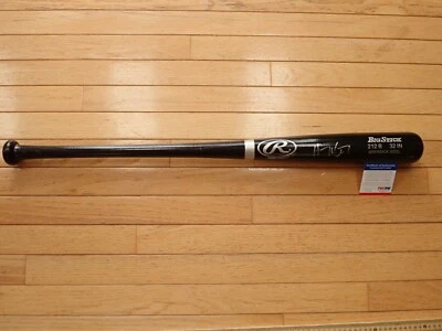 HANLEY RAMIREZ PSA AUTOGRAPHED ADIRONDAK BIG STICK BLACK BAT - Image 1 of 4