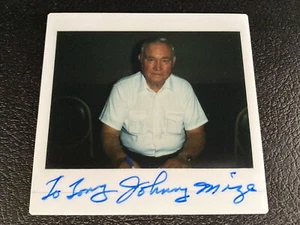 Johnny Mize Signed Kodak Instant Polaroid Photo Type 1 JSA Autograph Tony Auto - Picture 1 of 4