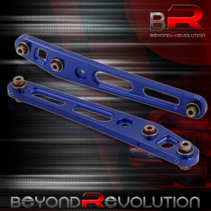 For 1996-2000 Civic 2/4DR EK Blue Rear Lower Control Arms LCA Left + Right Pair - Picture 1 of 3