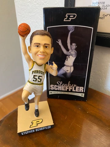 Stephen Scheffler Purdue Boilermakers Basketball SGA Bobblehead, Big Ten NIB Cover