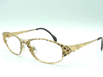 Vintage Cazal 987 Gold Multi Color Sunglass Frames - Image 1 of 4
