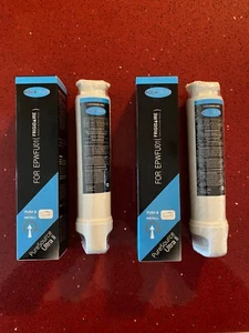 2 Frigidaire-Compatible Aqua Blue Refrigerator Water Filters for EPWFU01 - Picture 1 of 4