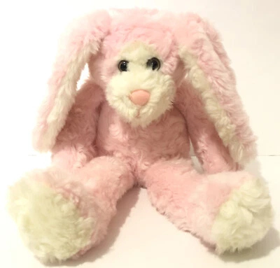 Creations From T.L Toys Easter Bunny Rabbit Plush Stuffed Animal Toy 14 in. Pink - Image 1 of 4