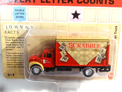 JOHNNY LIGHTNING - POP CULTURE - SCRABBLE - 1999 INTERNATIONAL CARGO TRUCK - Image 1 of 3