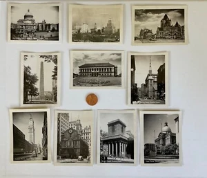 Foto ricordo Sawyer's vintage Boston mini 3,5"x2,5" set 10 Rideout - Foto 1 di 10