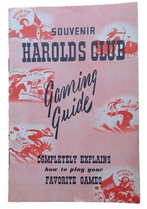 Harolds Club Souvenir Gaming Guide by Jack Jones 1949 small booklet Reno, NV - Bild 1 von 4
