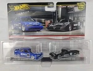 94 Nissan Primera & Nissan R390 GT1 Hot Wheels Premium Car Culture 2 Pack New - Picture 1 of 7