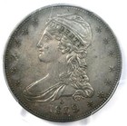 1839-O buste plafonné demi-dollar 50C - détails PCGS AU - pièce rare comme neuf « O » !