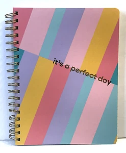 Fringe Studio PERFECT DAY All-Purpose Journal Spiral Notebook 192 Lined Pages - Picture 1 of 5