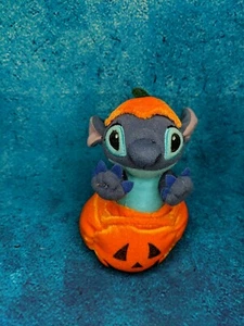5" Disney STITCH PUMPKIN SCOOT Plush Stuffed Animal - Picture 1 of 2