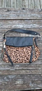 Aimee Kestenberg Umhängetasche Leder Magnet FoldOver Kalbshaar Leopard - Bild 1 von 13