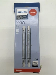 New Philips 2-Pack Work Lights & Security 100Watt T3 RSC Light Bulbs FreeS&H - Picture 1 of 2