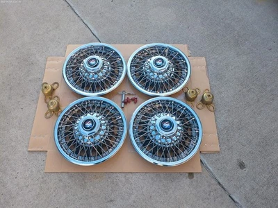 Wheel Covers Package NOS 1980-1985 Buick GM Wire Hubcaps 13" Inch (set of 4) - Image 1 of 4