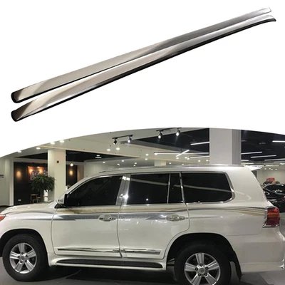 2PCS Roof Rail Rack Fit for Toyota Land Cruiser LC200 J200 2008-2021 Flush Rack - Image 1 of 4