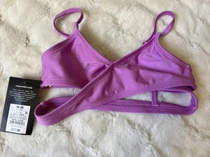 Art Class Responsible Style Purple Swimsuit Top Size (8) M - Picture 1 of 6