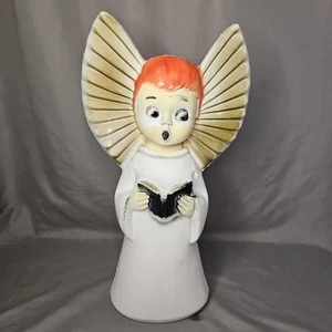 "Coro molde soplado ángel pelo rojo Hamilton Skotch vintage años 60 Navidad 14""" - Imagen 1 de 6