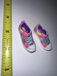 Zapatillas deportivas escala 1/6 Twinkle Toes Rainbow Sketchers zapatos - Imagen 1 de 4