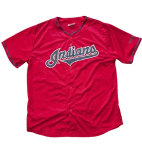 Cleveland Indians Jersey Mens XL Mercado 35 MLB Baseball Dollar Bank Promo Shirt - Picture 1 of 5