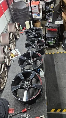 4 - Blemished 20x9 Black Wheel 4Play OE Wheels CV11 5x120  35 Foto 1 de 4