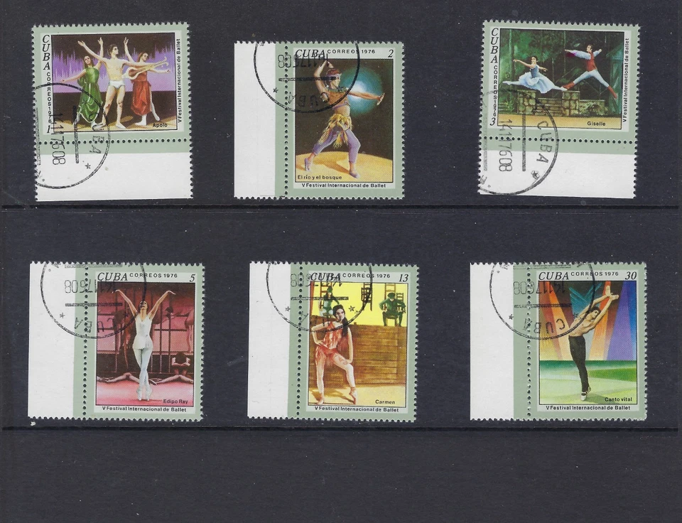 1Cuba -# 2094-2099- year 1976 -set of 6 used stamps - Image 1 of 1