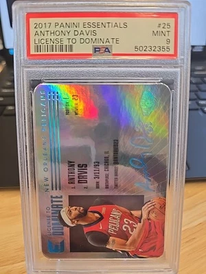 2017 Panini Essentials Anthony Davis License To Dominate PSA 9 - Image 1 of 2