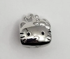 Colgante de plata de ley 925 con dije de Sanrio Hello Kitty para pulsera o collar - Imagen 1 de 3