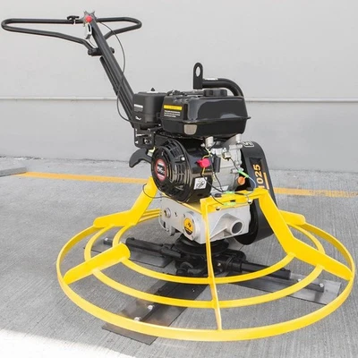 STARK USA 5.5HP Walk-Behind Gas Power Trowel Concrete Cement Surface Smooth 196cc Handle