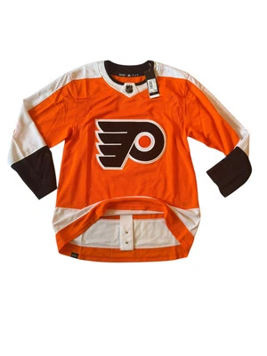 Philadelphia Flyers Adidas Authentic Size 50 Jersey NWT Blank Primegreen Orange - Image 1 of 4