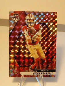 2025 Mosaic Ricky Pearsall Red Camo Prizm #198 Niners  - Picture 1 of 4