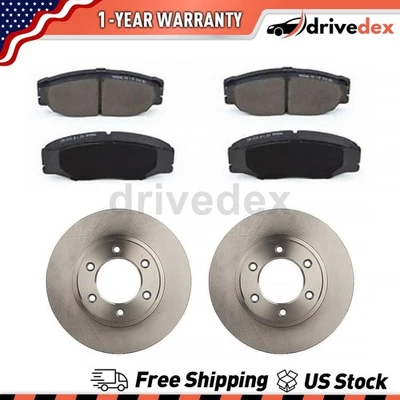 Pastilhas de freio de cerâmica rotores dianteiros para 1993 1994 1995 1996 1997 1998 Toyota T100_DV - Imagem 1 de 4