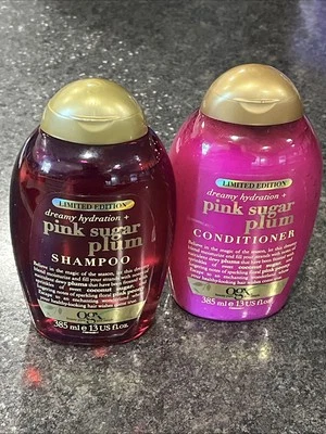 OGX Dreamy Hydration Pink Sugar Plum Shampoo & Conditioner LimitedEd FREESHIP🔥 - Image 1 of 4