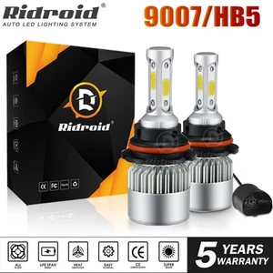 For Mercury Grand Marquis 1998-2005 2x 9007 3Side LED Hi/Lo Beam Headlight Bulbs - Picture 1 of 12