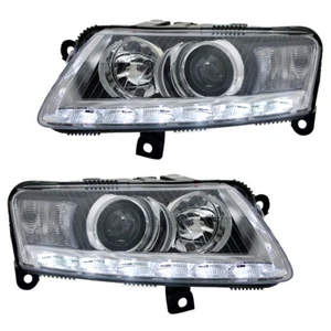 Depo Xenon D2S Scheinwerfer Tagfahrlicht für Audi A6 4F Bj. 04-08 Chrom - Afbeelding 1 van 4