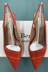 LK Bennett Heidi Italian Leather Open Court Shoes UK 3 36 BNWT RRP £225 £25!
