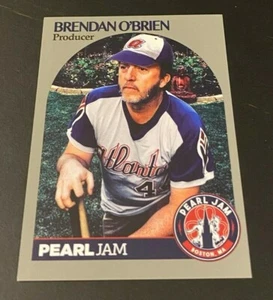 PEARL JAM Boston Baseball Card - Brendan O'Brien - 2018 fenway away show red sox - Picture 1 of 1