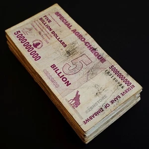 100 - 5 Billion Dollars Special Agro Cheque Banknotes 2008 Bundle 100PCS Genuine - Picture 1 of 3