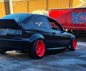 BMW E46 COMPACT 60MM WIDER REAR OVERFENDER KIT *PLEASE READ DESCRIPTION* - Picture 1 of 18