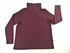 The North Face Burgundy Hayes Funnel Neck Top Pullover Sweatshirt Wms XL New