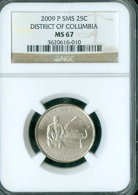 2009 P DISTRICT COLUMBIA QUARTER NGC MS67 SMS  * - Image 1 of 2