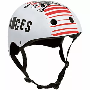 Roces Skull 800 Aggressive Helm Skatehelm Halbschale Hartschale Inline Skating - Bild 1 von 2