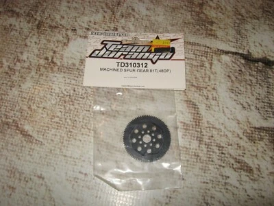 RC Team Durango CNC Spur Gear 81 Tooth 48 Pitch Plastic Black (1) TD310312 - Image 1 of 2