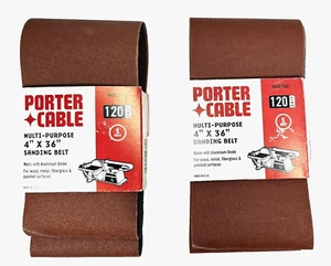 Porter Cable B43612001 80 Grit Multi-Purpose Aluminum Oxide 4"x36" Sanding Belts - Picture 1 of 4