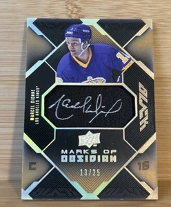 2007-08 Upper Deck Ice UD Black Marks Of Obsidian Gold Auto /25 -  Marcel Dionne - Picture 1 of 2